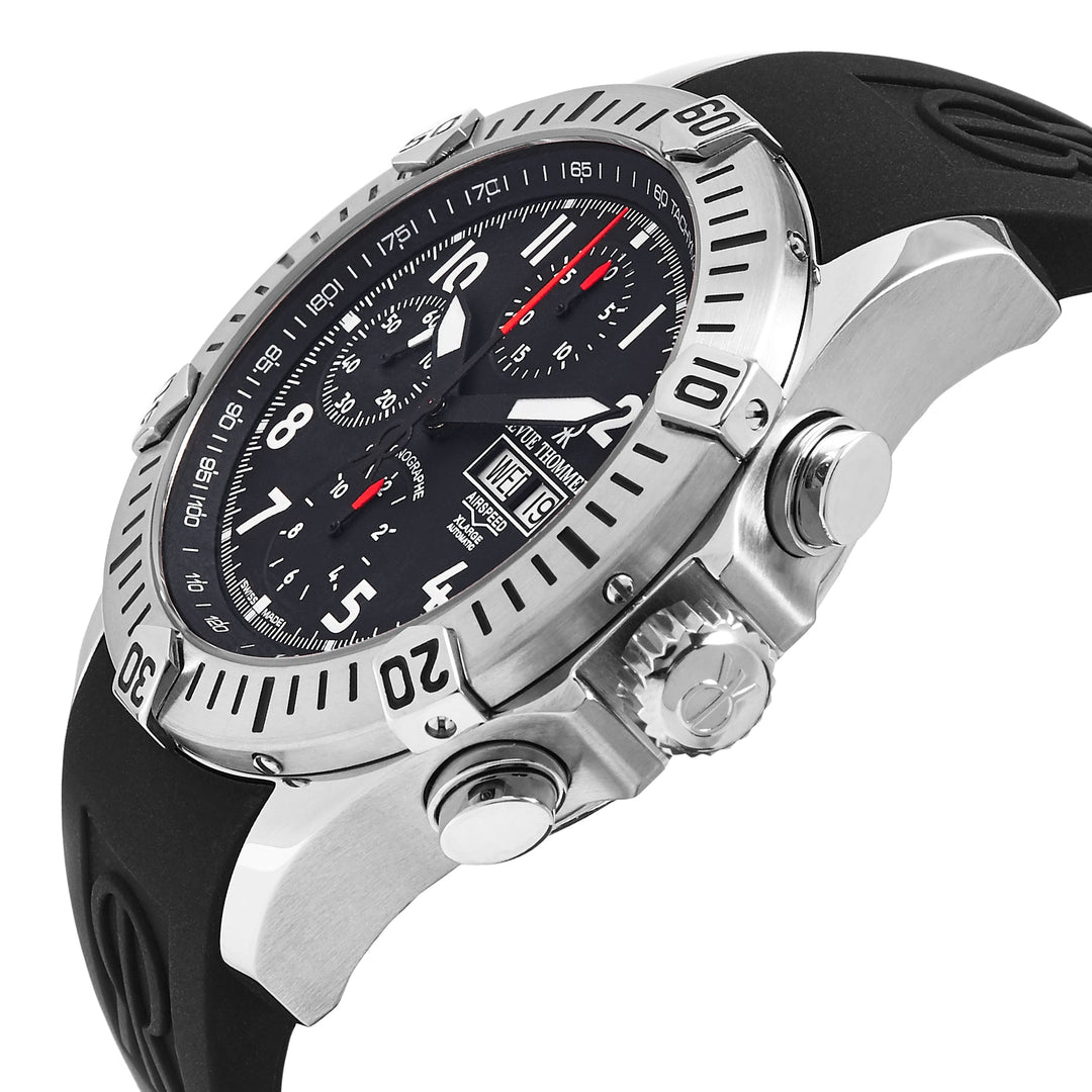 Air speed 16071.6834 / black | Black Dial