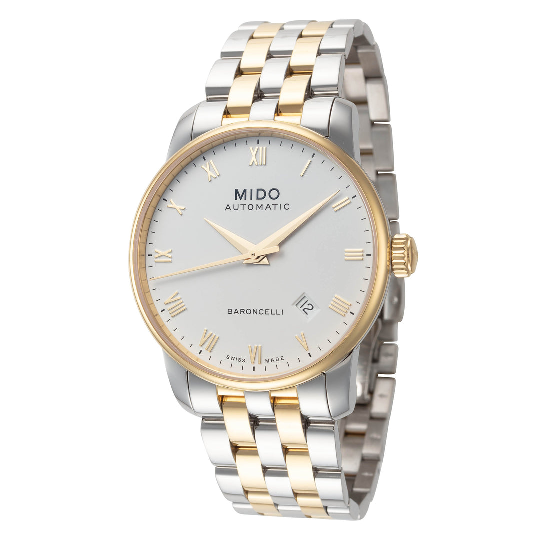 Baroncelli Jubilee 38 mm / White / Multi White Dial