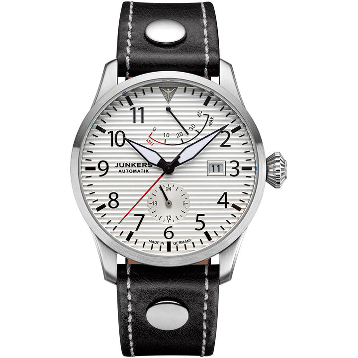 Flieger Leather / Silver Silver Dial