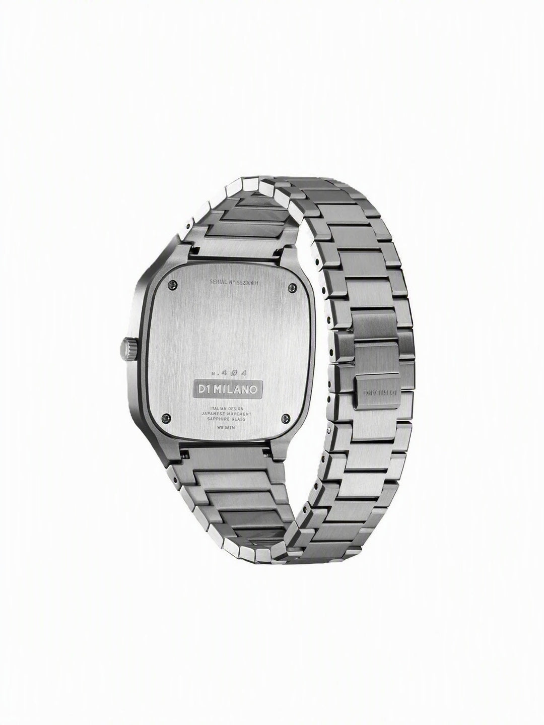 Square Blue dial / Silver Stainless Steel Bracelet Blue Dial
