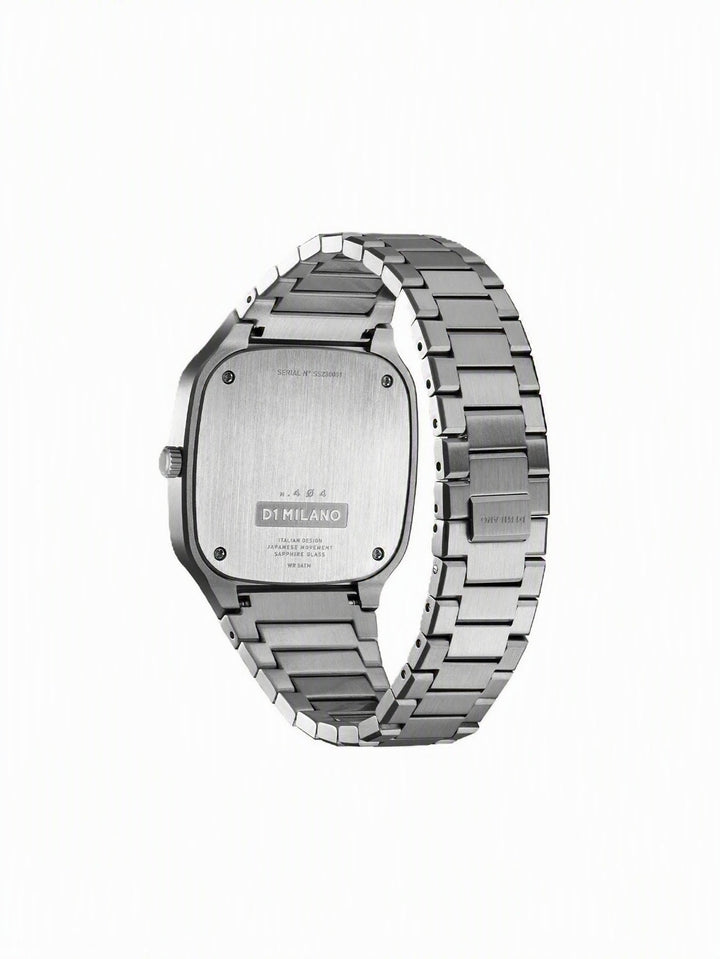 Square Blue dial / Silver Stainless Steel Bracelet Blue Dial
