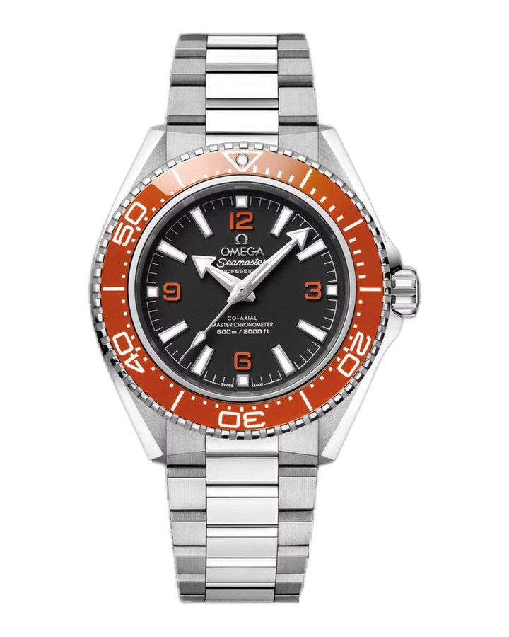 Omega Seamaster Planet Ocean 600M 42mm Black Dial Orange Bezel