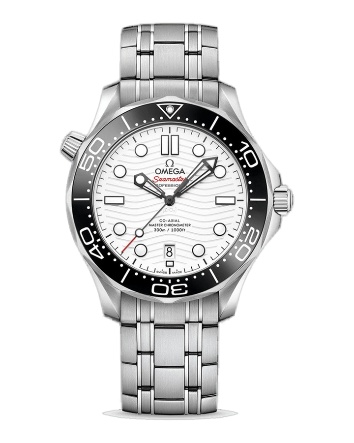 Seamaster Diver 300M Co‑Axial Steel on Steel / White dial White Dial