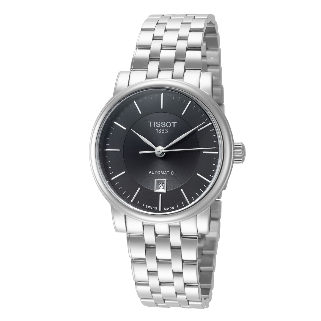 Carson 30mm / Black / Silver | Black Dial