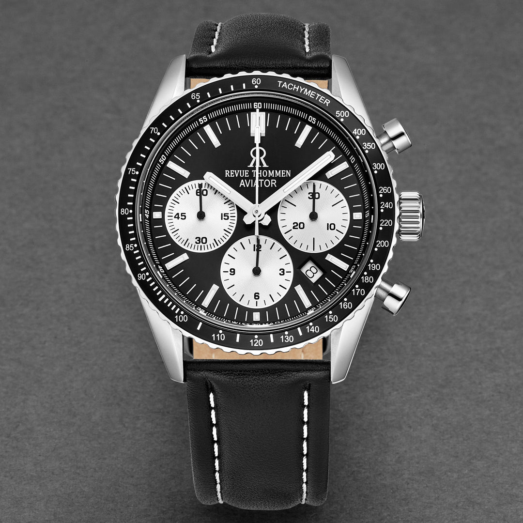 Aviator 17000.6534 / Black | Black Dial