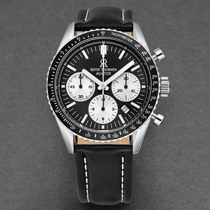 Aviator 17000.6534 / Black | Black Dial