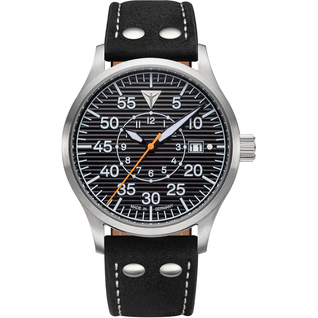 Baumuster Leather / Black | Black Dial