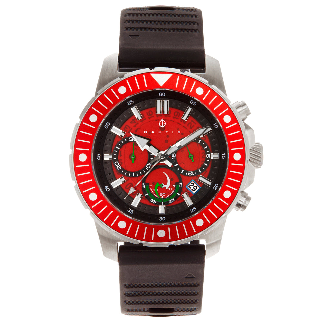 Caspian Black/Red | Red Dial