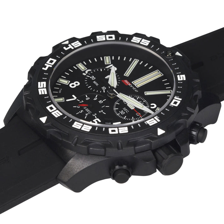Swiss Made T100 Tritium Chronograph T100 Tritium Markers | Black Dial