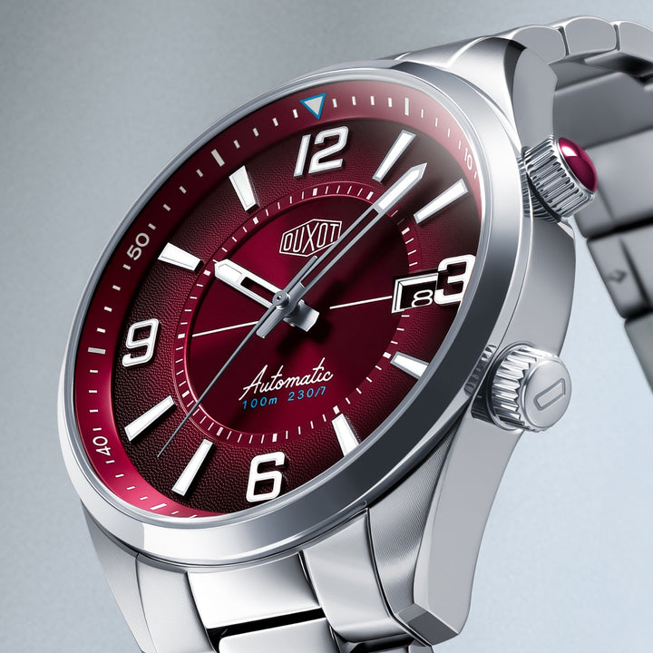 Ascensus Automatic Red / Stainless Steel | Red Dial