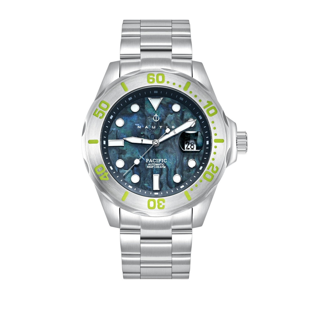 Pacific Diver Automatic w/ Abalone Dial Silver /Onyx Black Dial