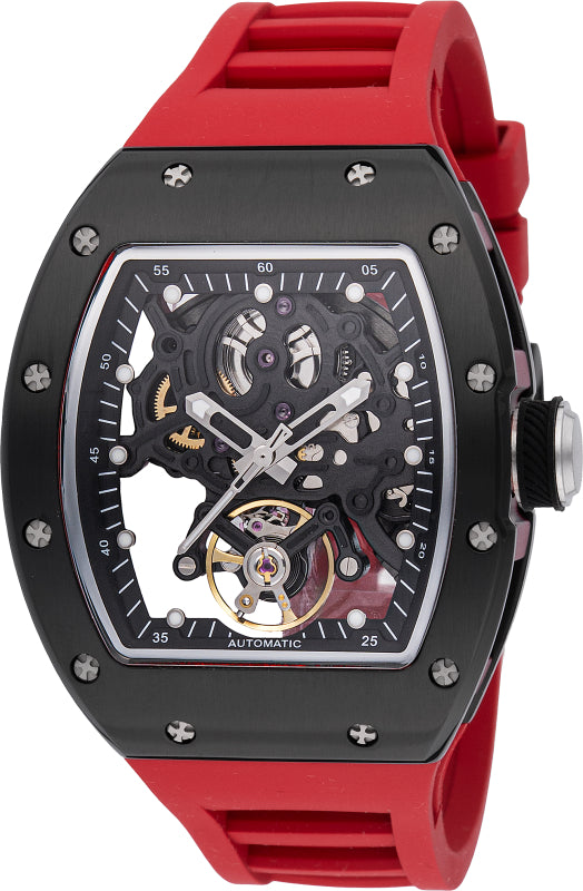 S1 Rally 41mm / Black / Red | Black Dial