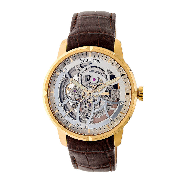 Ryder Brown/Gold Silver Dial