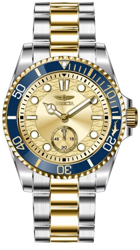 Pro Diver Men Gold-Tone Dial / Two-Tone Stainless Steel Bracelet Gold-tone Dial