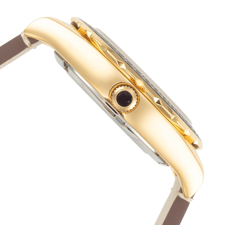 Hellenyium 42mm / Black / Brown | Black Dial