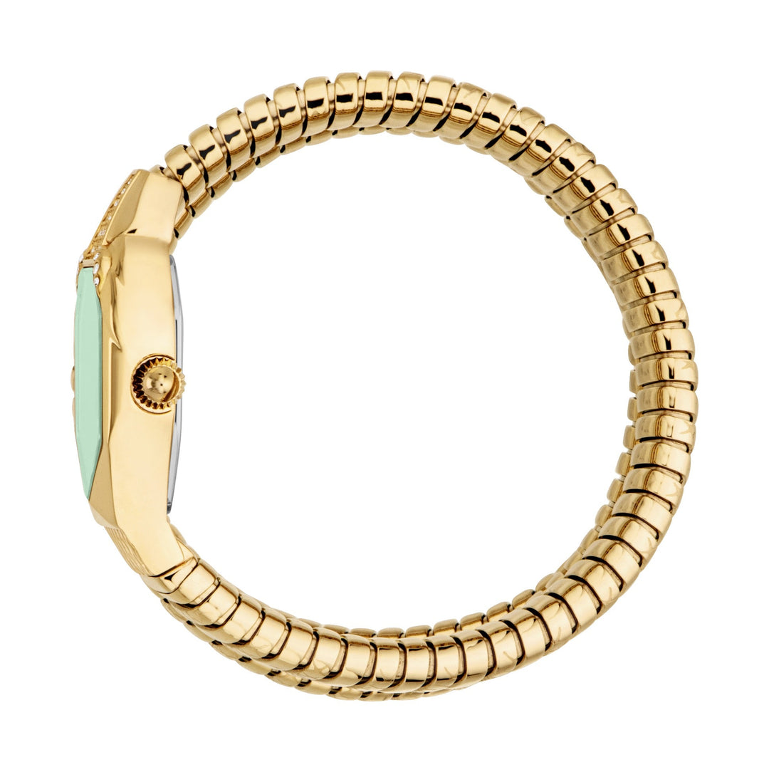 Snake 22mm / Dark Green / Gold Dark Green Dial
