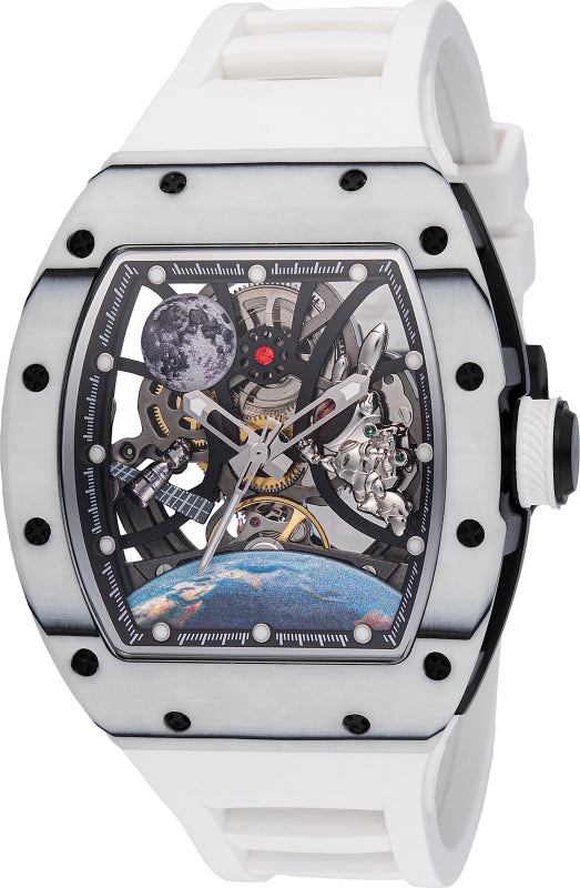 S1 Rally 41mm / Black / White Black Dial