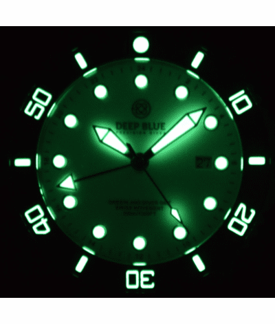 Green Land Diver Gmt 2 44mm White / Stainless | White Dial