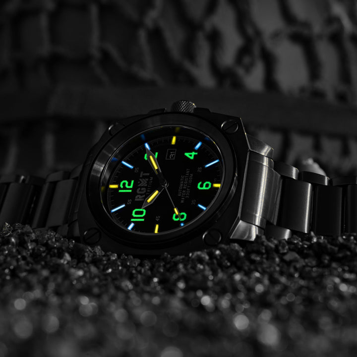 Altimeter Tritium Automatic Black /Stainless Steel | Black Dial