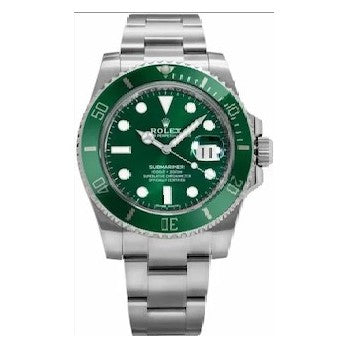 Rolex Steel Submariner "Hulk" Green Bezel 2018 116610LV 41mm