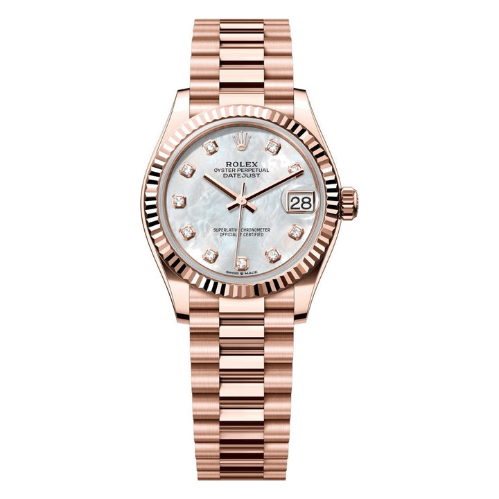 Rolex Datejust 31 278275 - 31mm Everose Gold (Fluted) - President