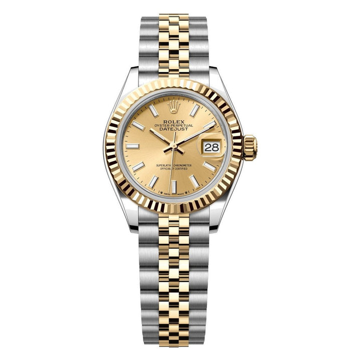 Rolex Lady-Datejust 279173 - 28mm Oystersteel & Yellow Gold (Fluted) - Jubilee