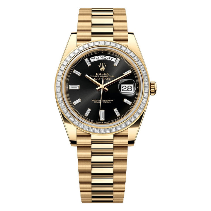 Rolex Day-Date 40 228398TBR - 40mm Yellow Gold (Baguette Bezel) - President