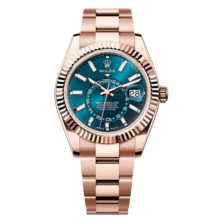 Rolex Sky-Dweller 336935 - 42mm Everose Gold (Fluted) - Oyster