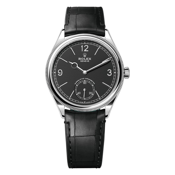 Rolex 1908 52509 - 39mm White Gold - Leather Strap