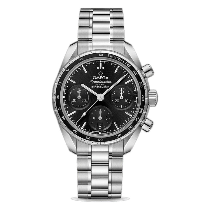 Omega Speedmaster 38 Co-Axial Chronograph Black Dial