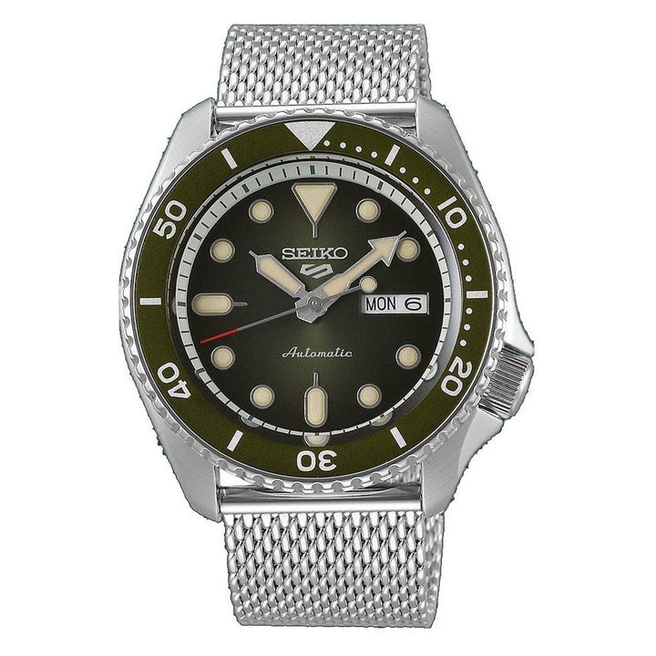 5 Sports SKX Series Green Dial / Silicone Strap Green Dial