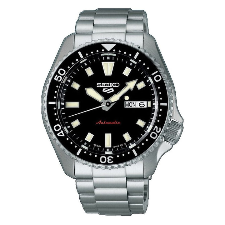 5 Sports SKX Black Dial / Stainless Steel Bracelet Black Dial