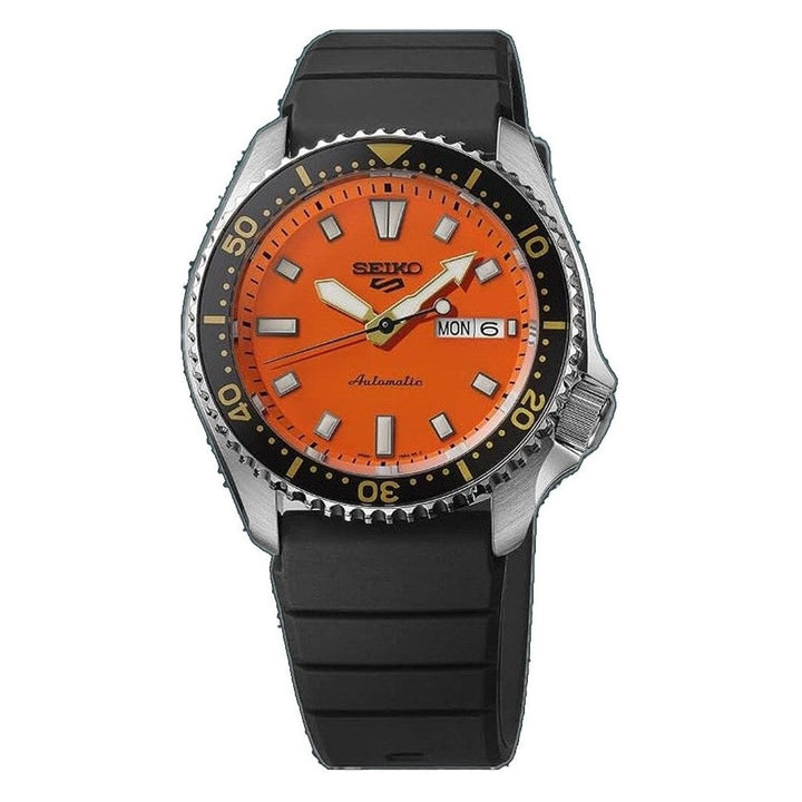 5 Sports SKX Orange Dial / Black Silicone Strap Orange Dial