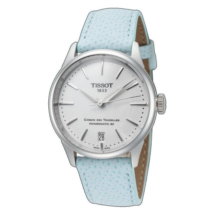 Chemin des Tourelles 34mm / Silver / Light Blue | Silver Dial