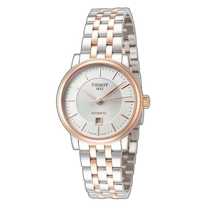 Carson 30mm / Silver / Silver and Rose Gold Silver Dial
