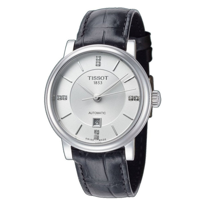 CARSON 30mm / Silver / Black | Silver Dial