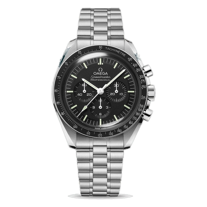 Omega Speedmaster Moonwatch Professional Co-Axial 42mm hesalite glass Black Dial