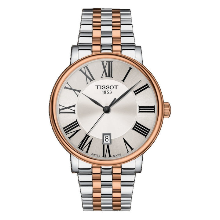 T-Classic Carson Two-Tone Silver Dial