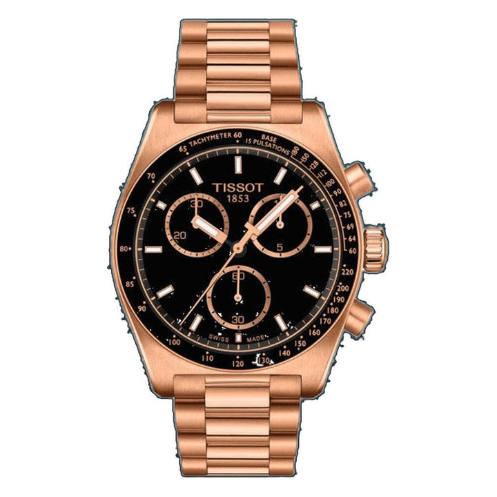 PR516 Quartz Chronograph Rose-Gold Black Dial
