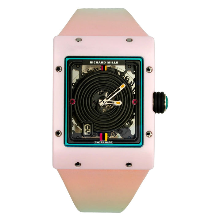 Richard Mille RM16-01 Pink Ceramic "Bon Bon" 2019 (Watch+Papers) (Limited 30 Pieces)