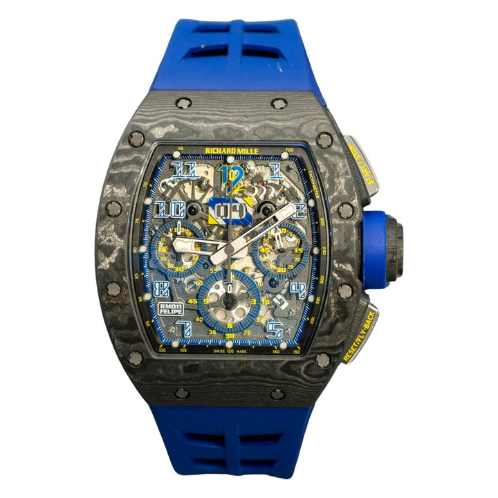 Richard Mille RM011 “10th Anniversary” Felipe Massa Black NTPT Chronograph (Watch + Duplicate Paper) (LTD 100 Pieces)