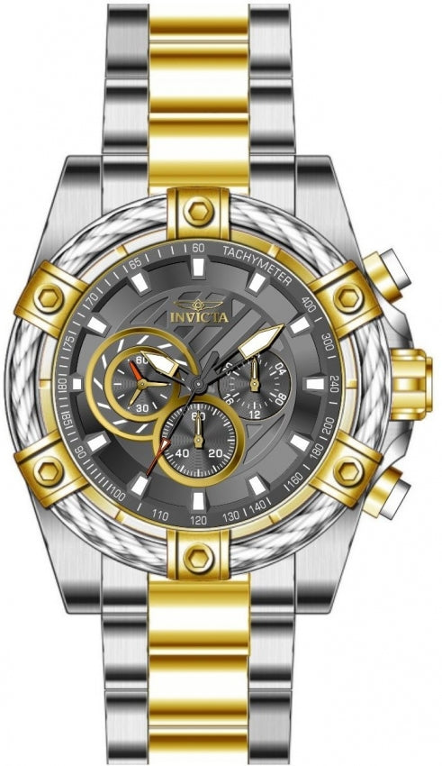 Bolt Men Grey Dial / Two-Tone Stainless Steel Bracelet Gray Dial
