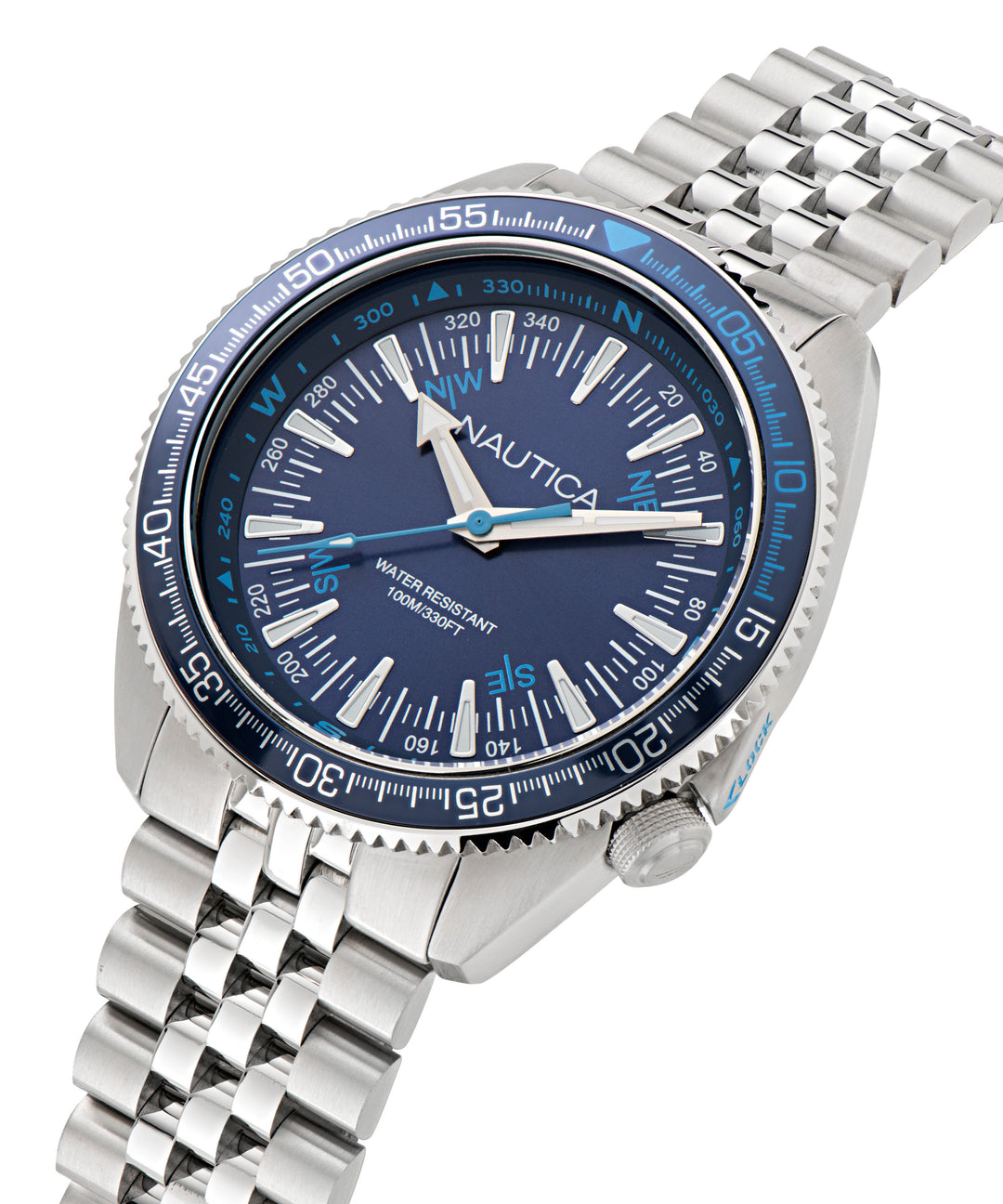 SPORTY Stainless Steel / Stainless Steel Blue Dial