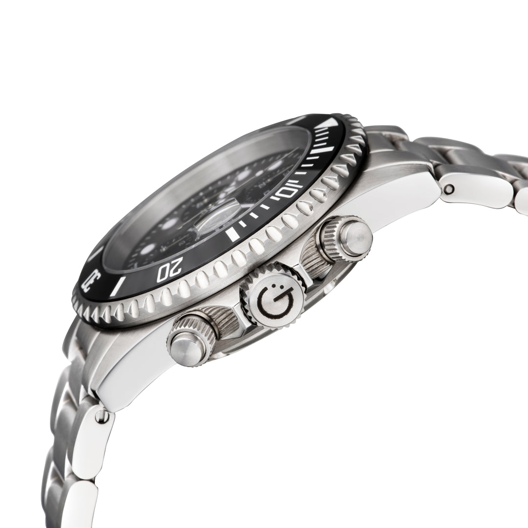 Wall Street Gevril Sellita SW500 Automatic Swiss Made Chronograph Ceramic Bezel 