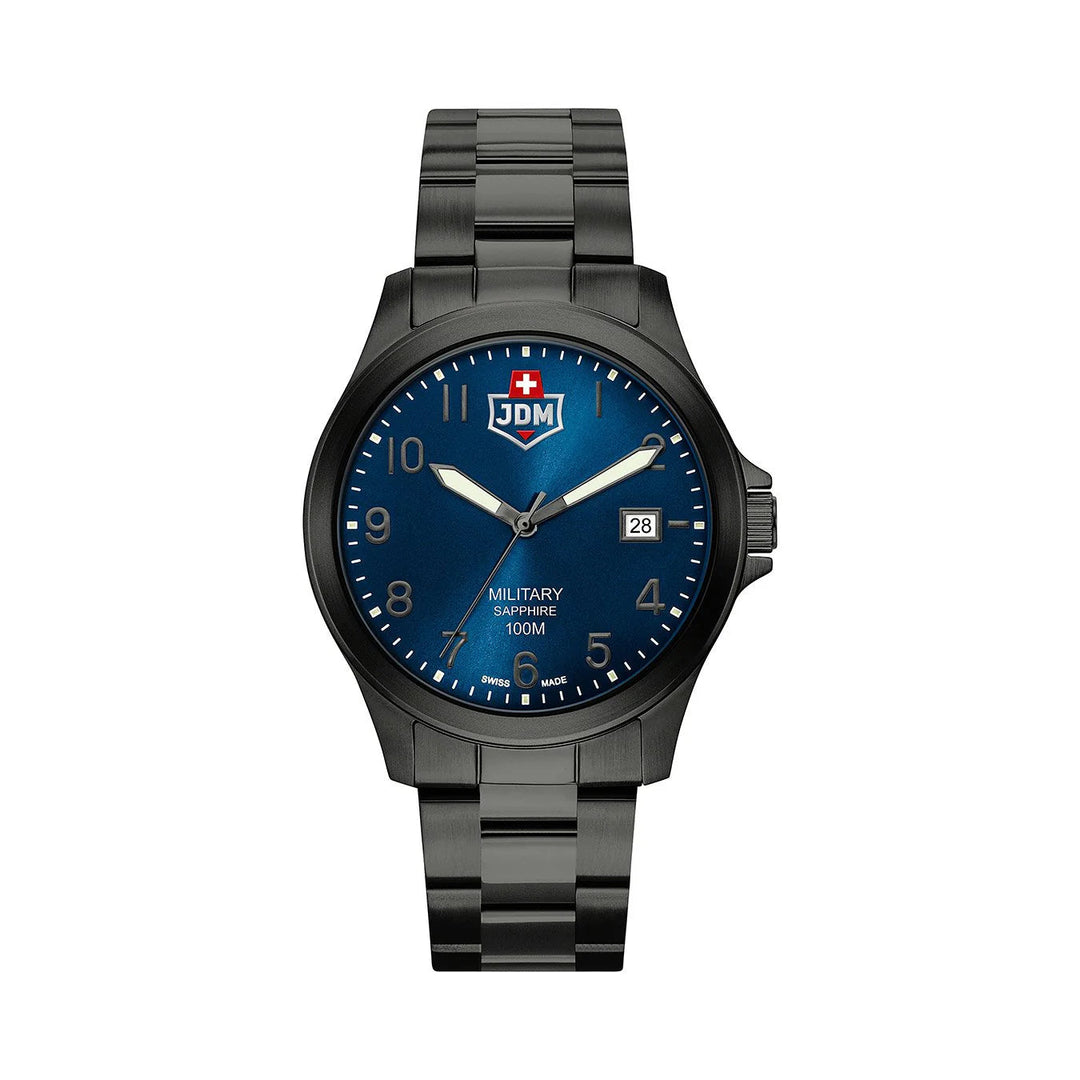 Alpha I Blue dial, two-tone PVD steel bracelet Blue Dial