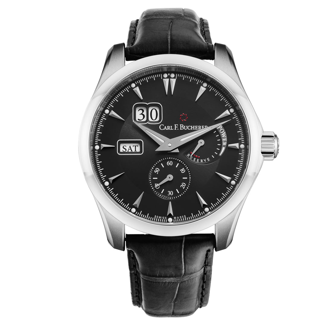 Manero Black / Stainless Steel Black Dial
