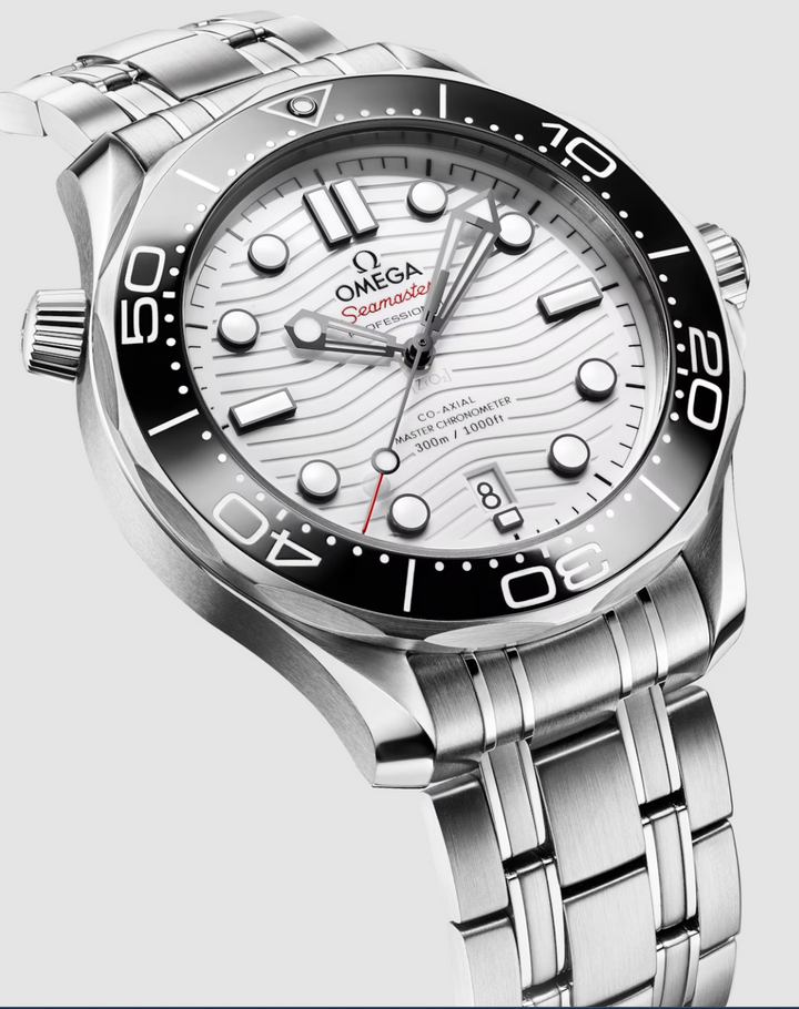 Seamaster Diver 300M Co‑Axial Steel on Steel / White dial White Dial