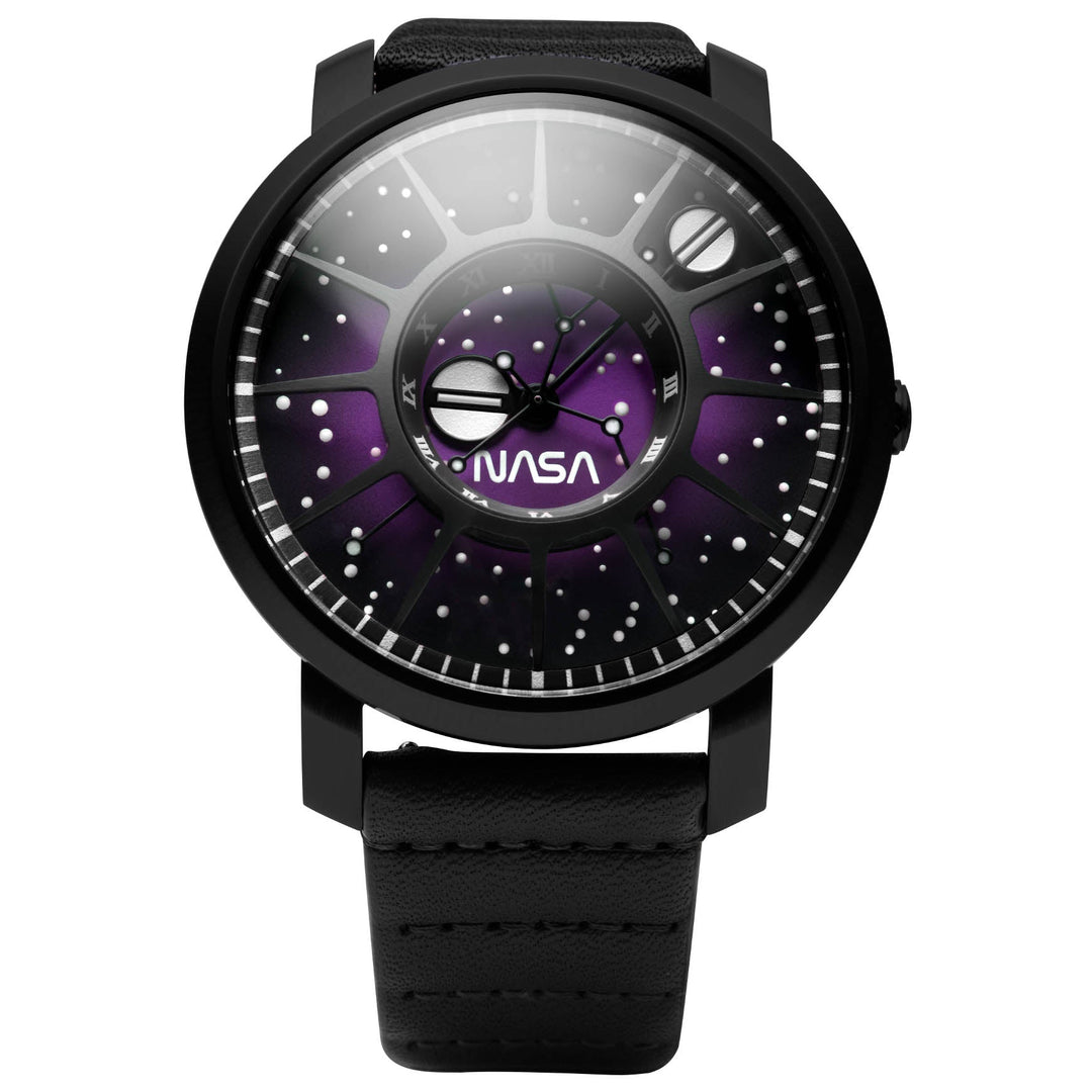 NASA Trappist-1 Automatic Sapphire Deep Space Purple Purple Dial