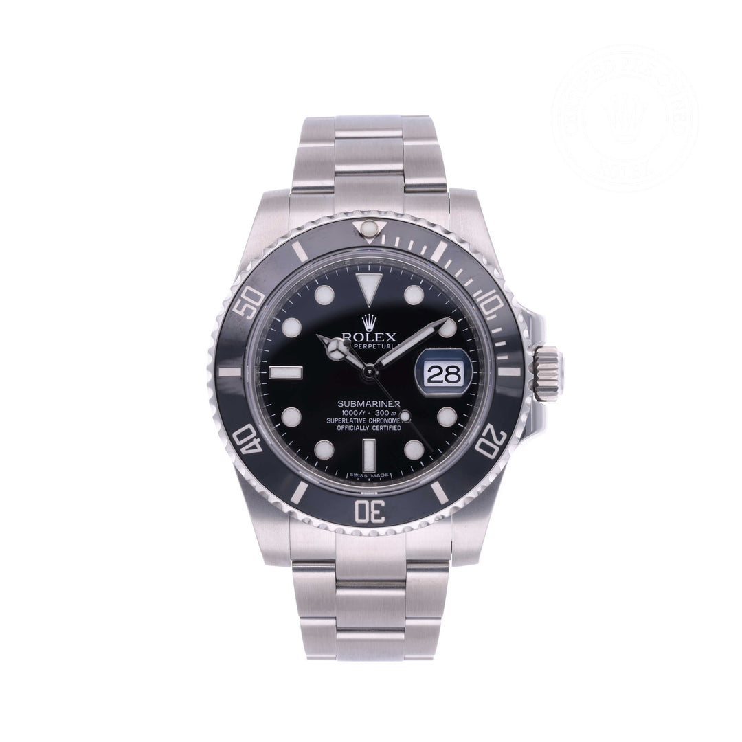 Pre-Owned Rolex Oystersteel Submariner Date 40mm -116610LN