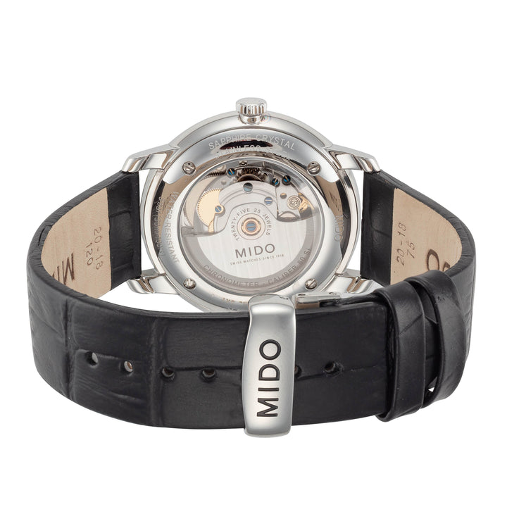 Baroncelli SI 40mm / White / Black | White Dial